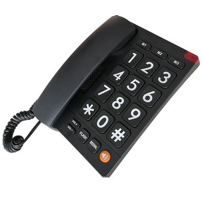 Big Button phone with 3 speed dial keys, Senior phone