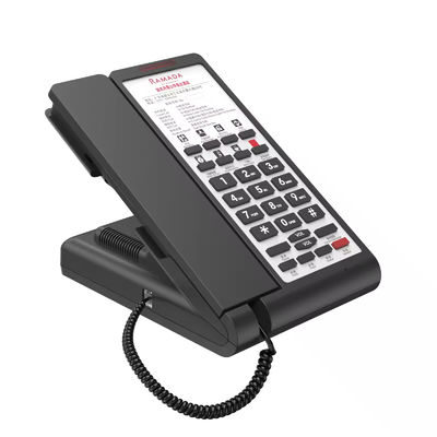 Luxury hotel phone with 8 service keys, voice message in high quality