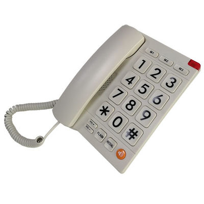 Big Button phone with 3 speed dial keys, Senior phone