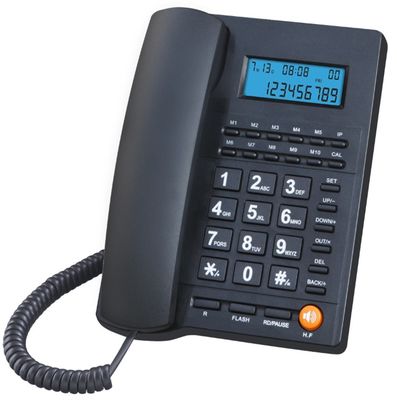 Caller ID phone with 10 speed dial keys
